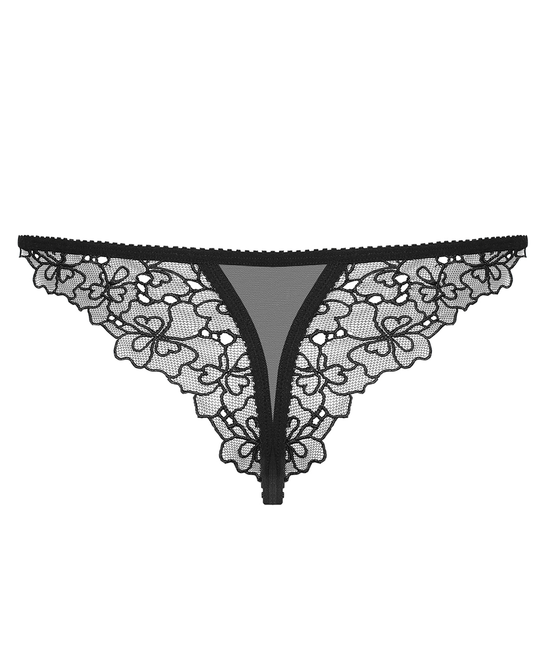 Obsessive Uniquella black sheer string