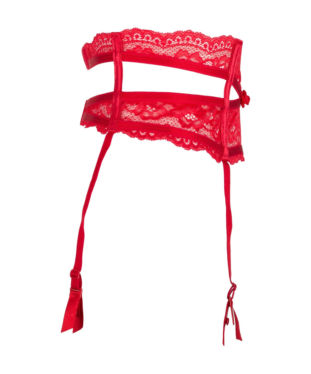 Axami Sexy Intense red garter belt