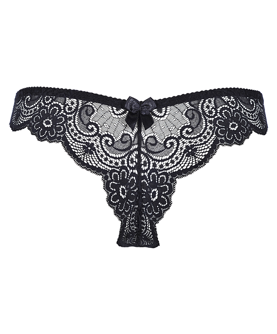 Axami Sexy Seductive Woman black lace thong