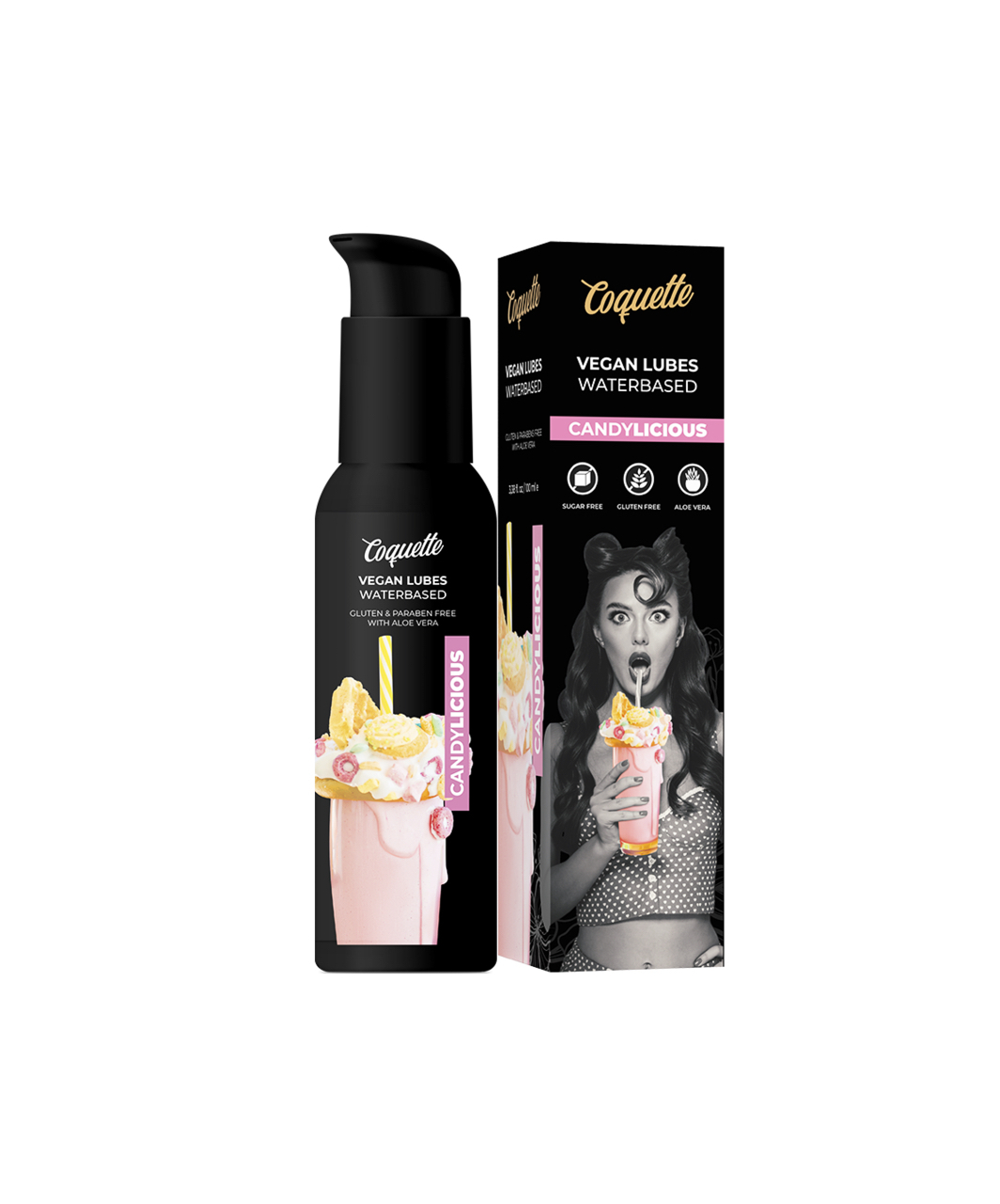 Coquette maitsestatud veganlibestid (100 ml)