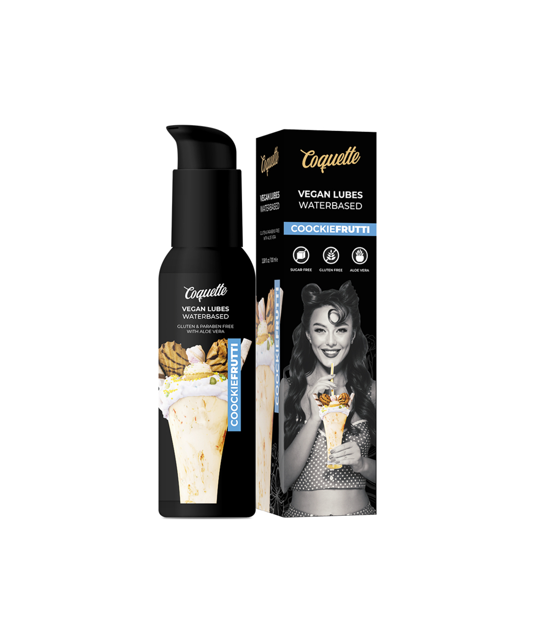 Coquette maitsestatud veganlibestid (100 ml)