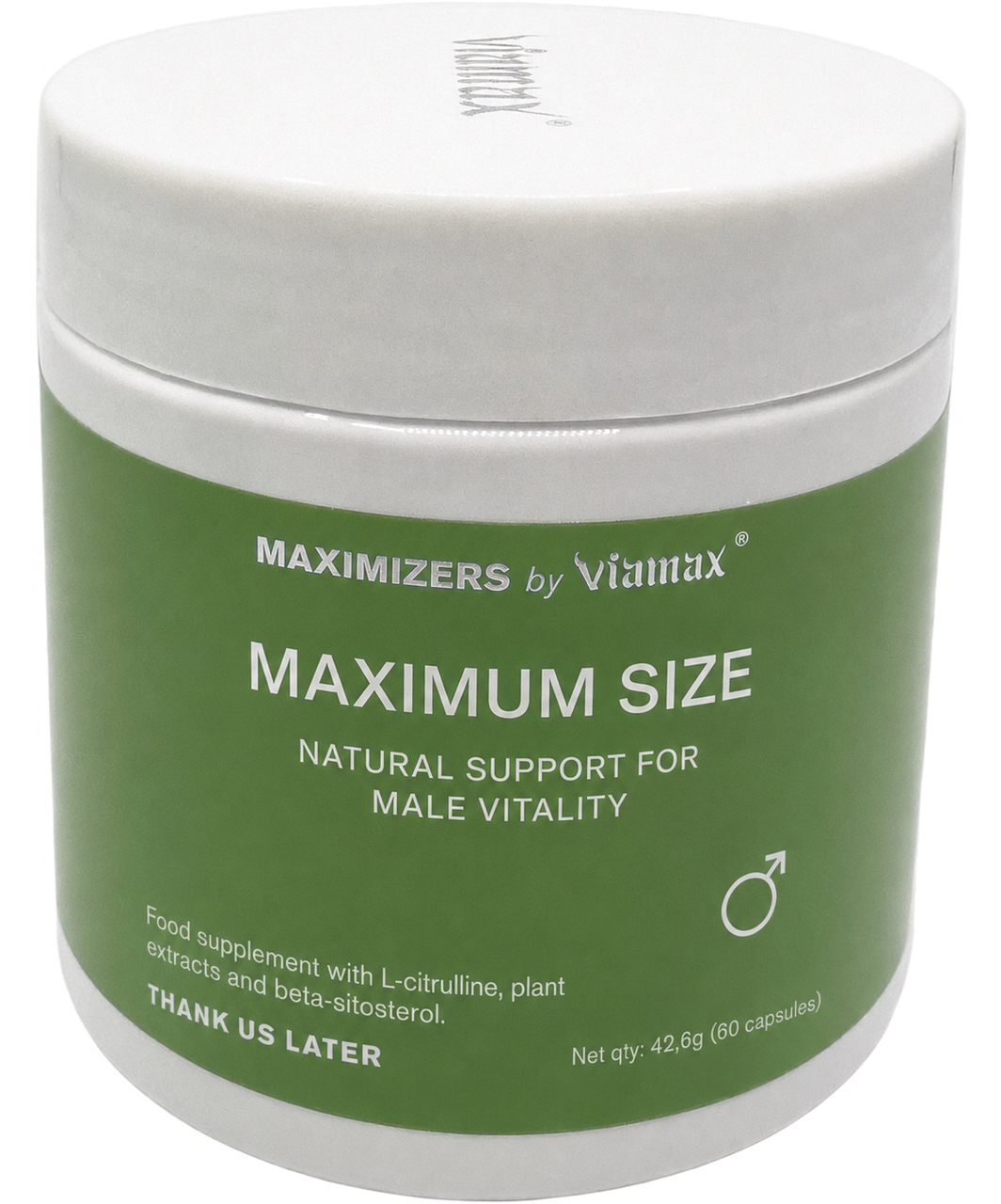 Viamax Maximum Size uztura bagātinātājs 60 kapsulas