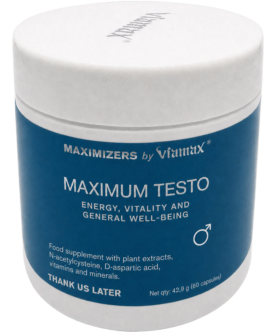 Viamax Maximum Testo uztura bagātinātājs 60 kapsulas