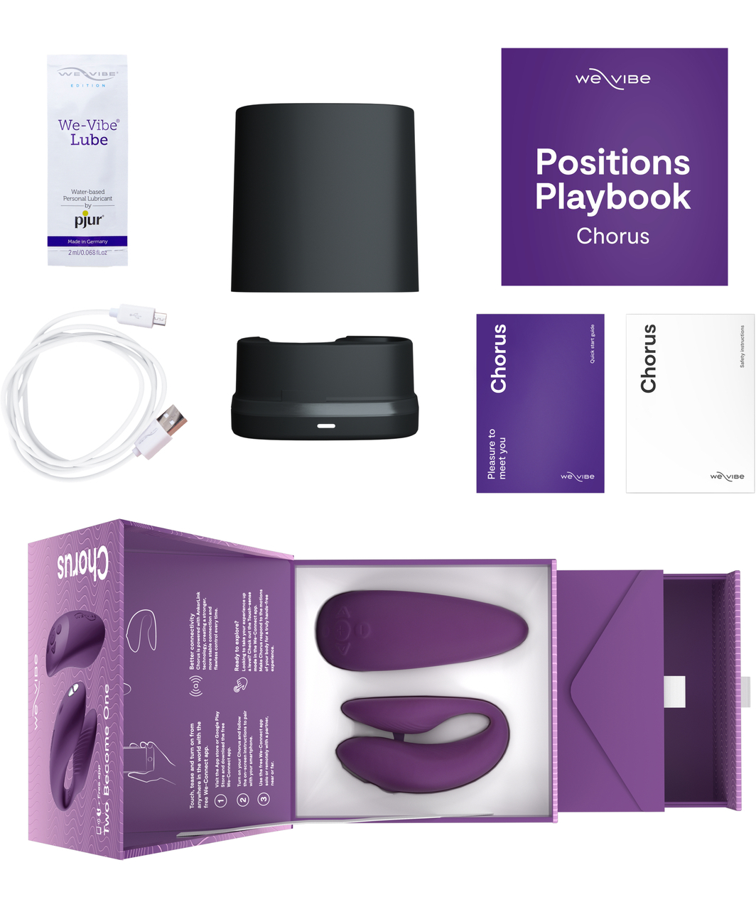 We-Vibe Chorus Remote & app-controlled couples vibrator