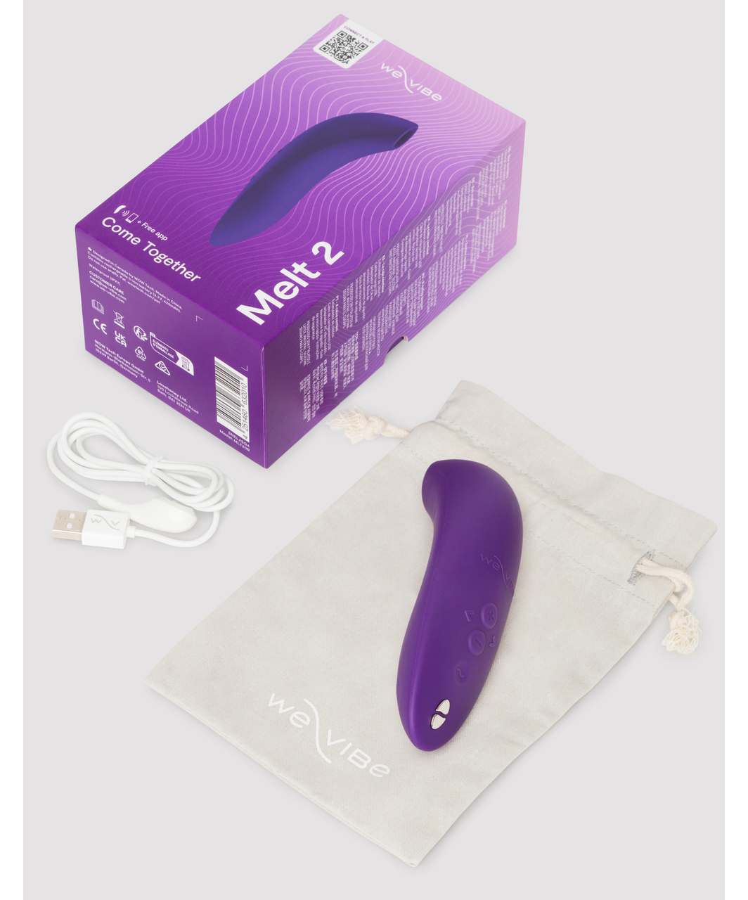 We-Vibe Melt 2 Pleasure Air išmanusis klitorio stimuliatorius