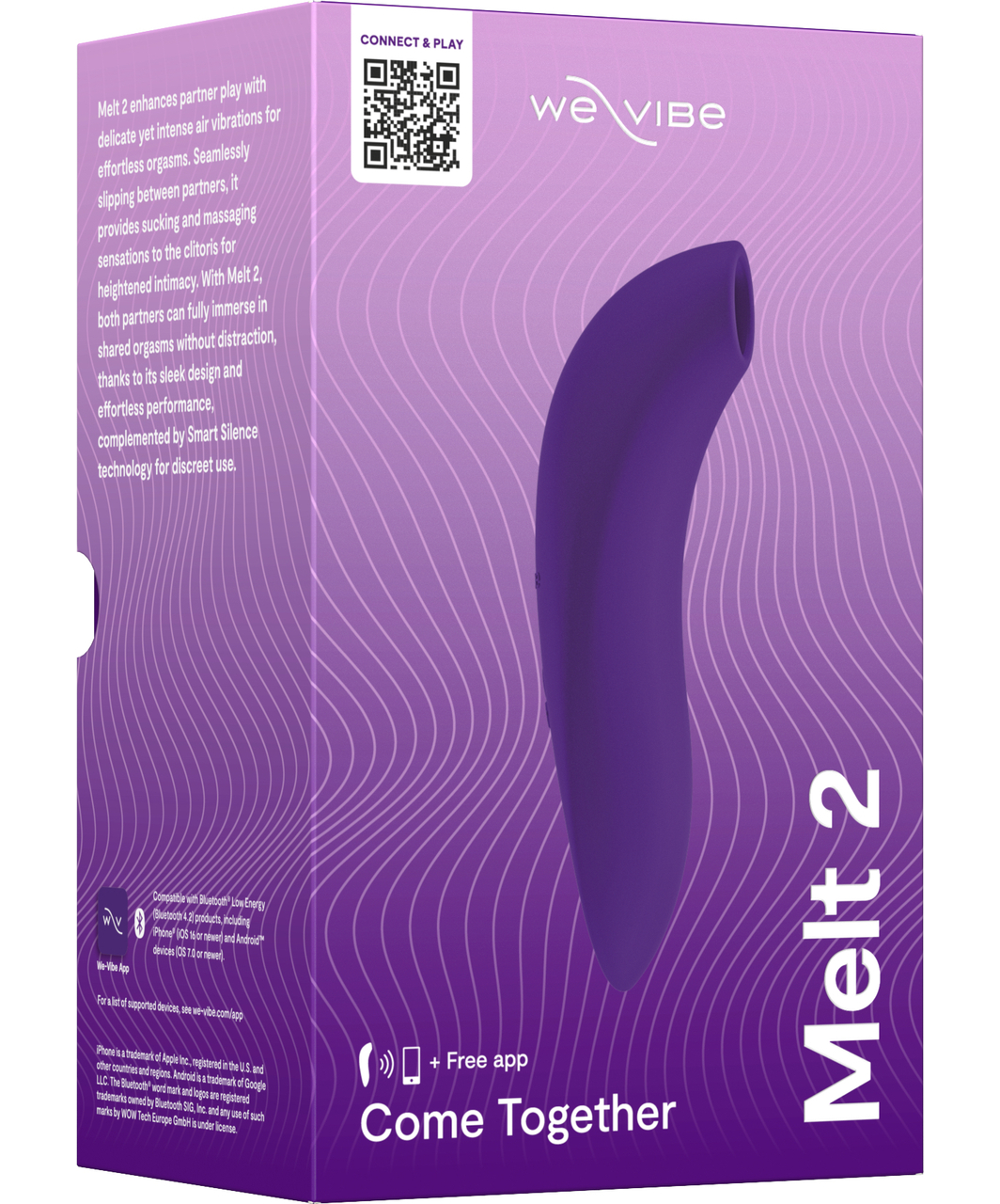 We-Vibe Melt 2 Pleasure Air išmanusis klitorio stimuliatorius