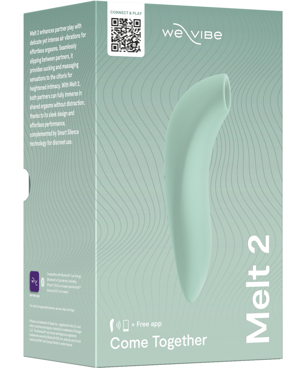 We-Vibe Melt 2 Pleasure Air išmanusis klitorio stimuliatorius