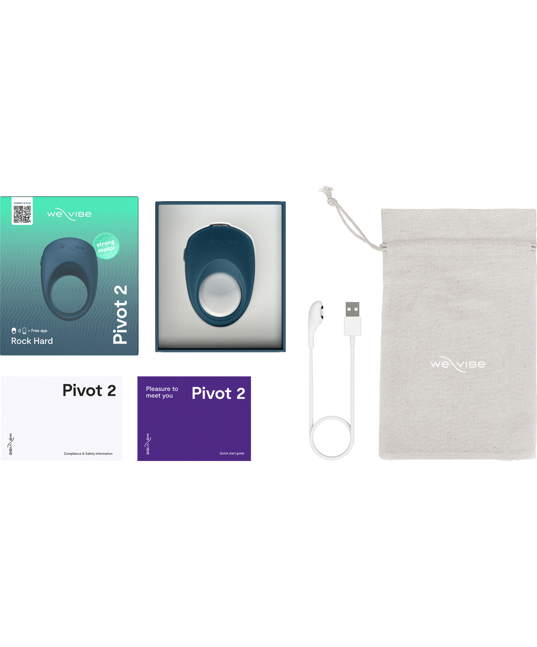 We-Vibe Pivot 2 išmanusis penio žiedas