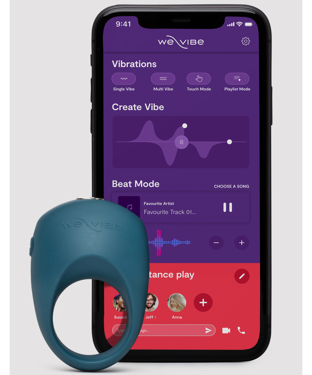 We-Vibe Pivot 2 išmanusis penio žiedas