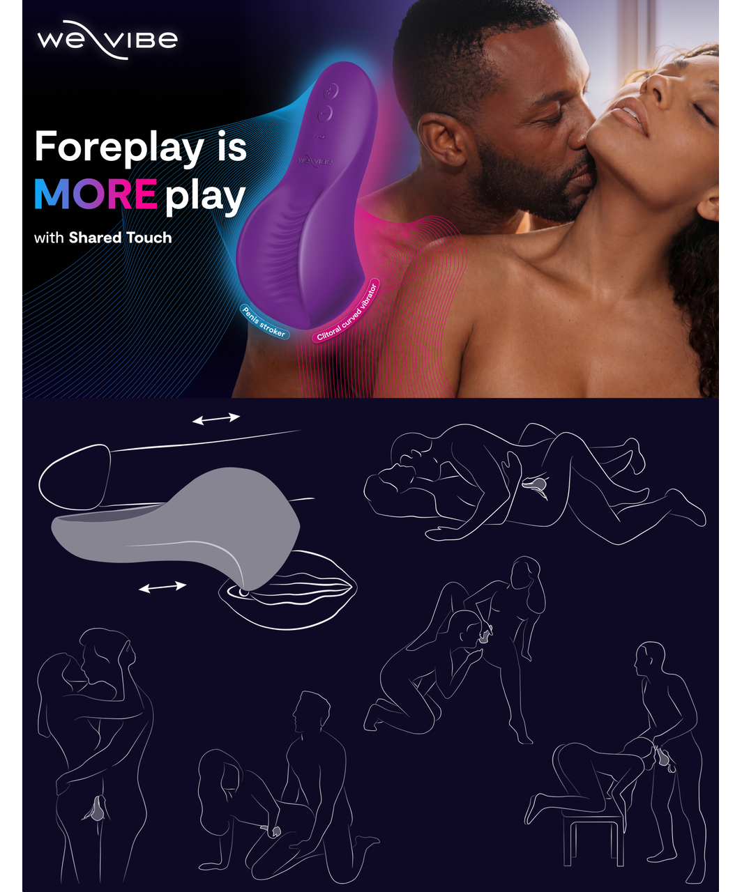 We-Vibe Shared Touch nutivibraator paaridele