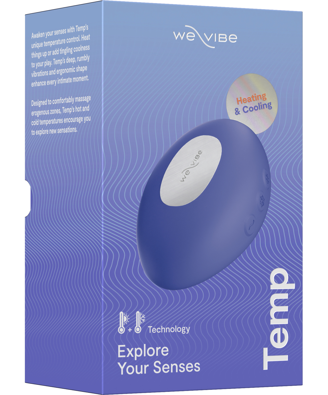We-Vibe Temp Lay-On Vibrator Heating & Cooling