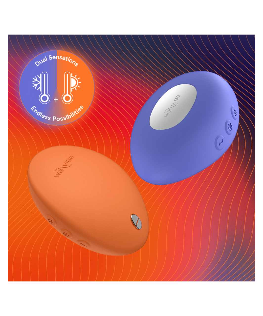 We-Vibe Temp Lay-On Vibrator Heating & Cooling