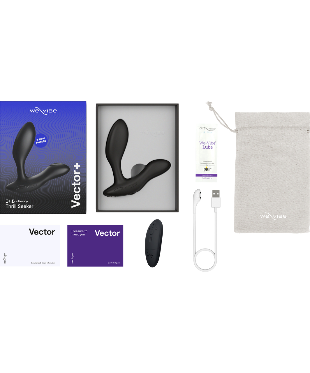 We-Vibe Vector+ prostatos masažuoklis