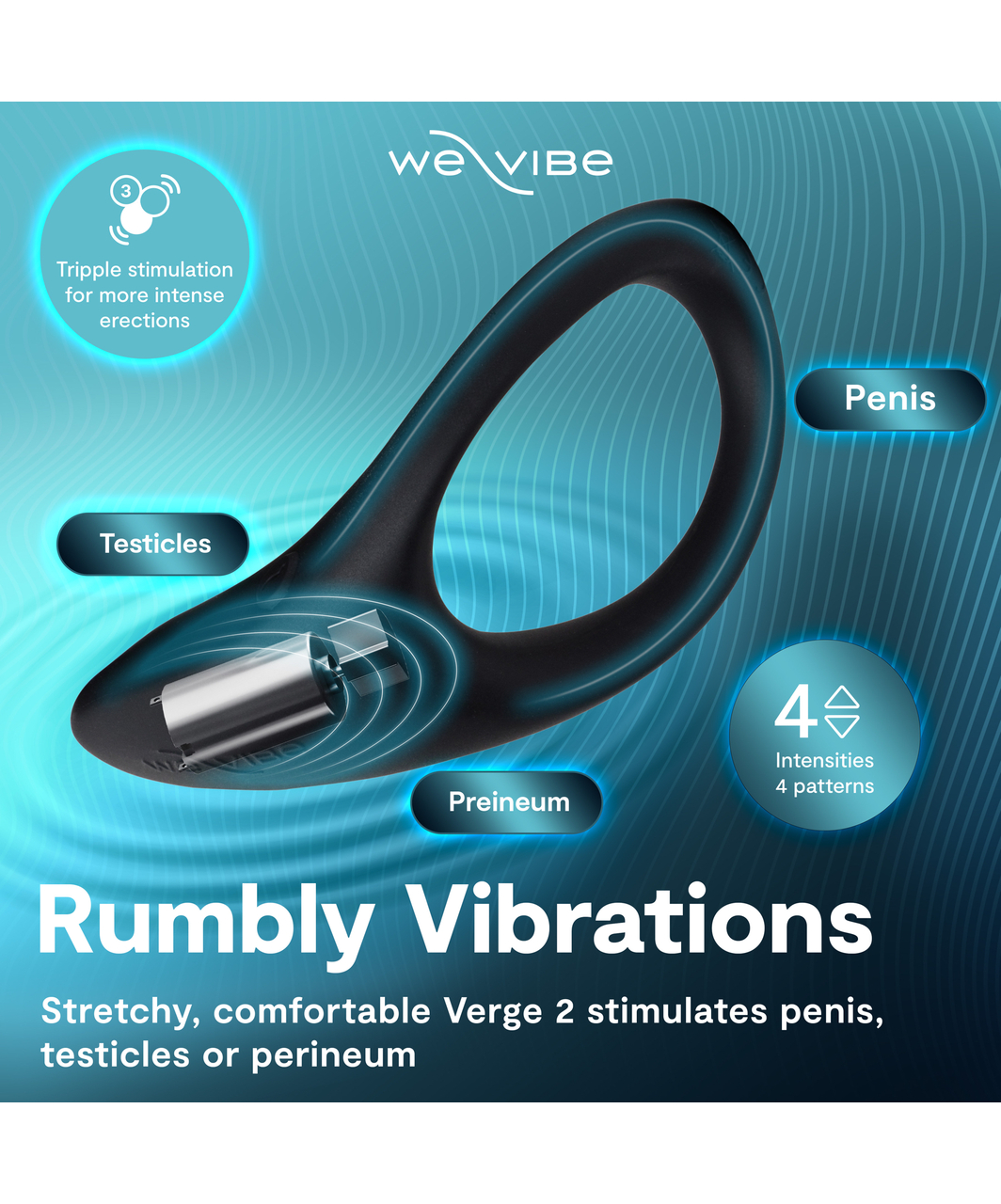 We-Vibe Verge 2 App-controlled Cock Ring