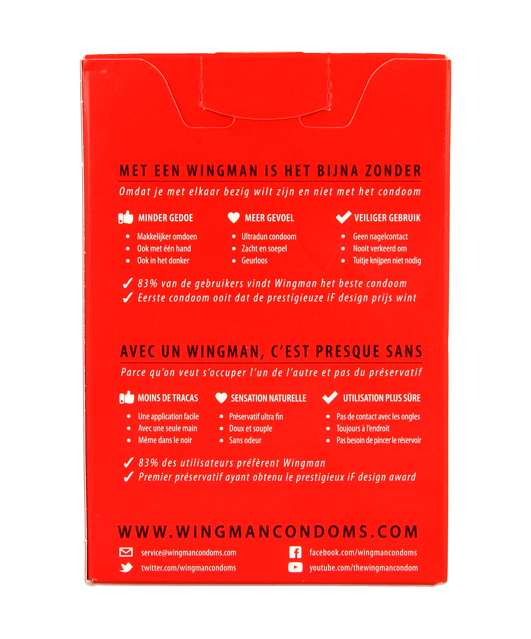 Wingman condoms (3 pcs)