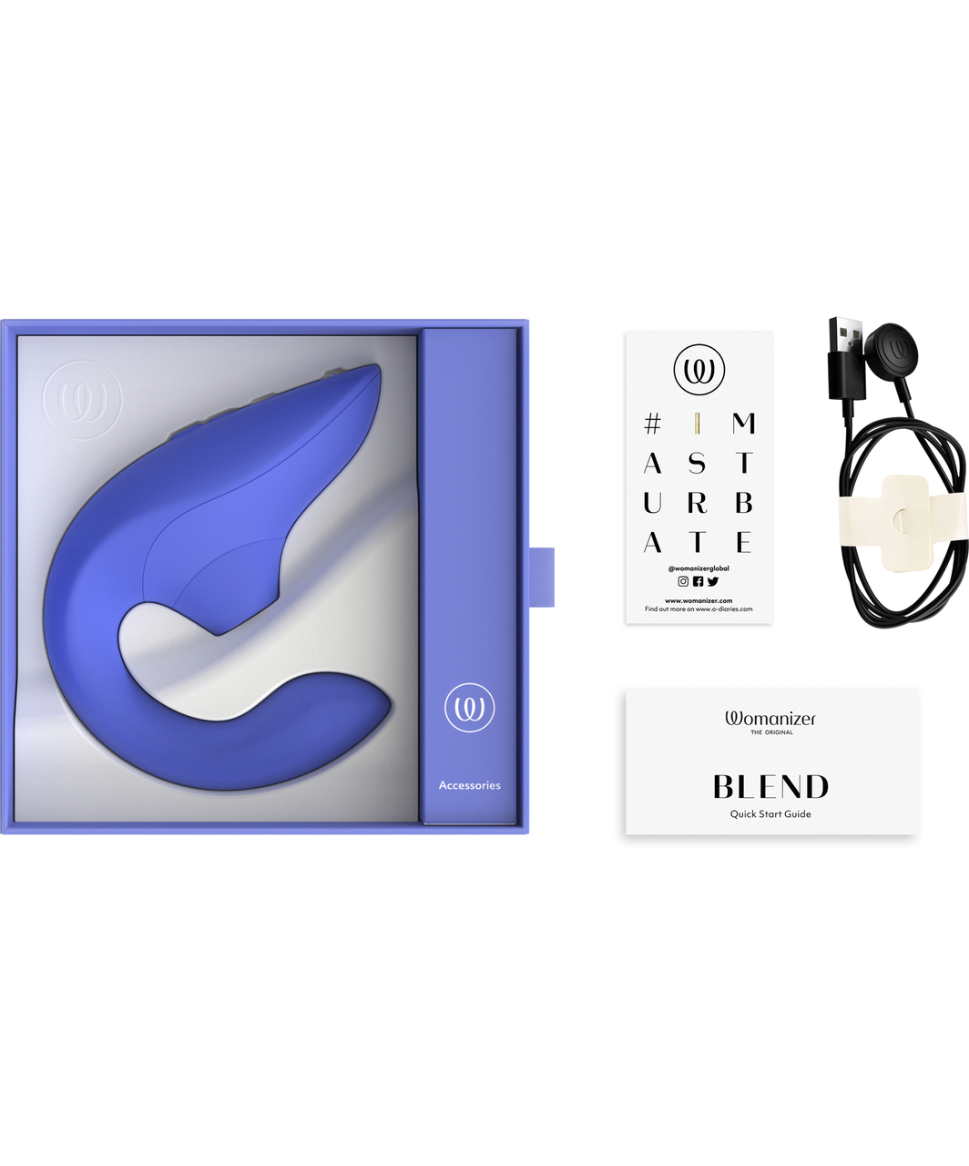 Womanizer Wibrator punktu G Blend ze stymulatorem łechtaczki Pleasure Air