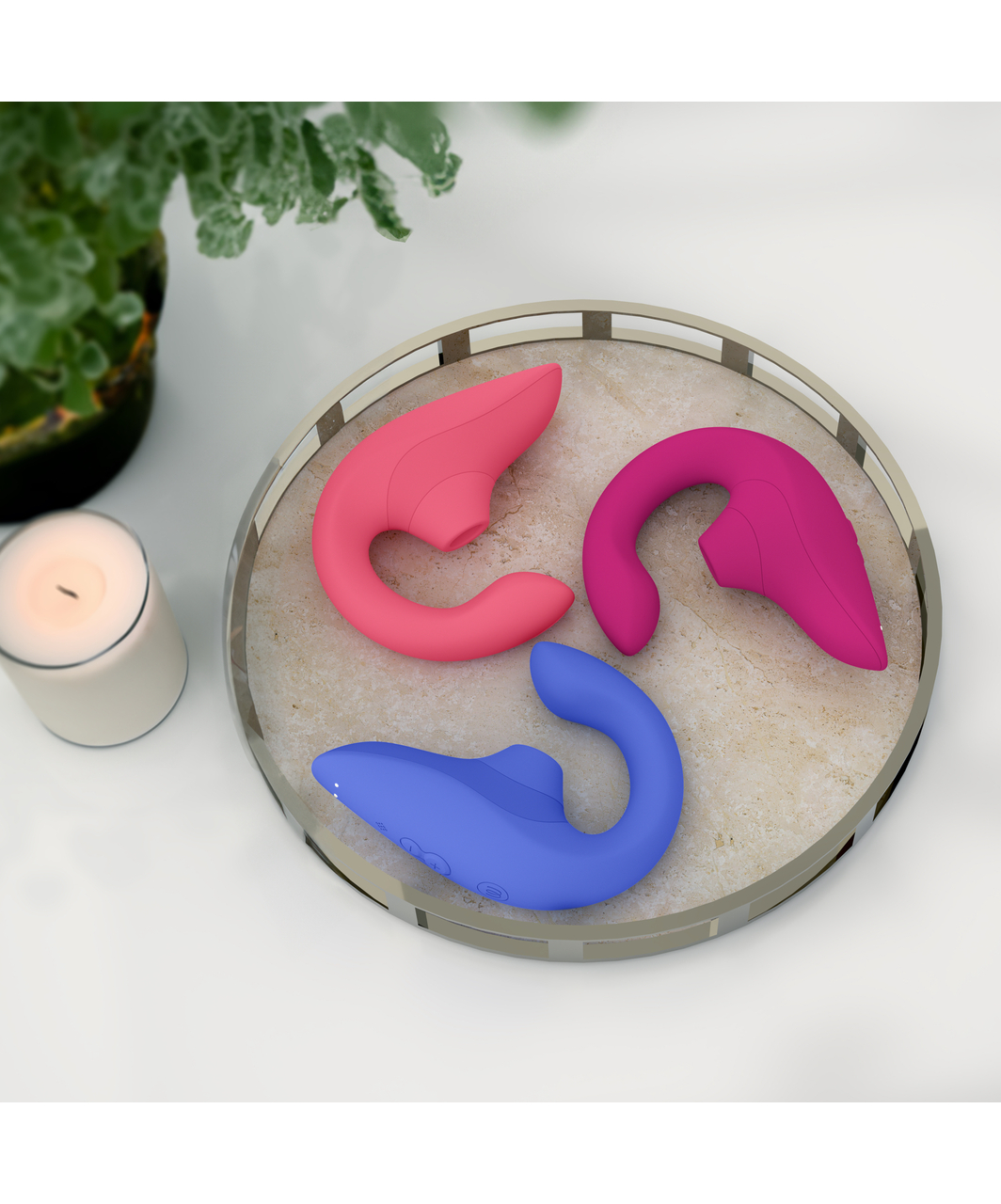Womanizer Wibrator punktu G Blend ze stymulatorem łechtaczki Pleasure Air