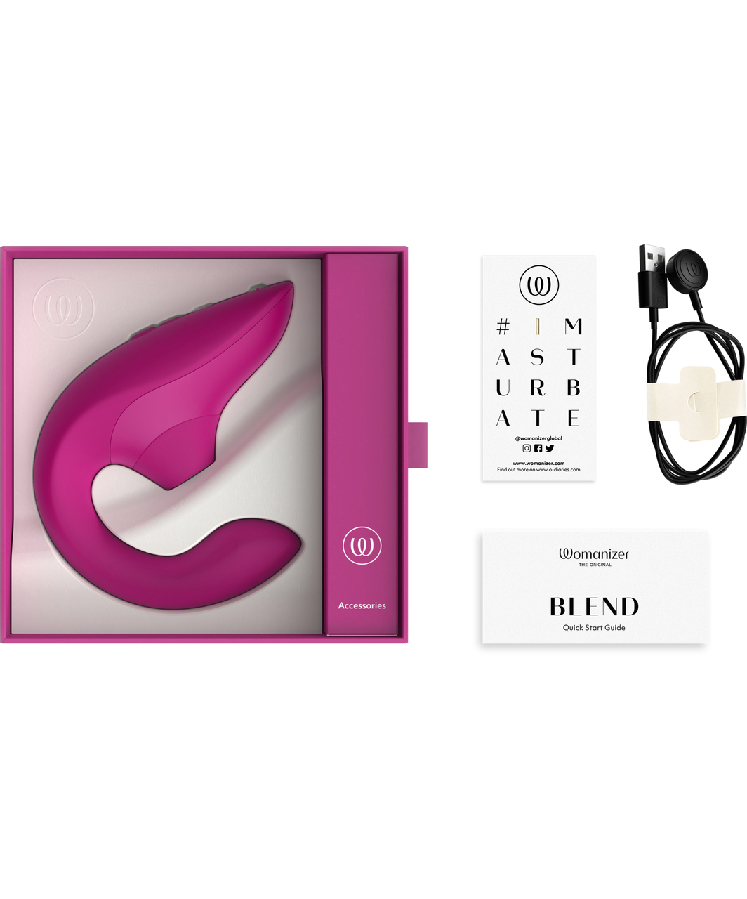 Womanizer Wibrator punktu G Blend ze stymulatorem łechtaczki Pleasure Air