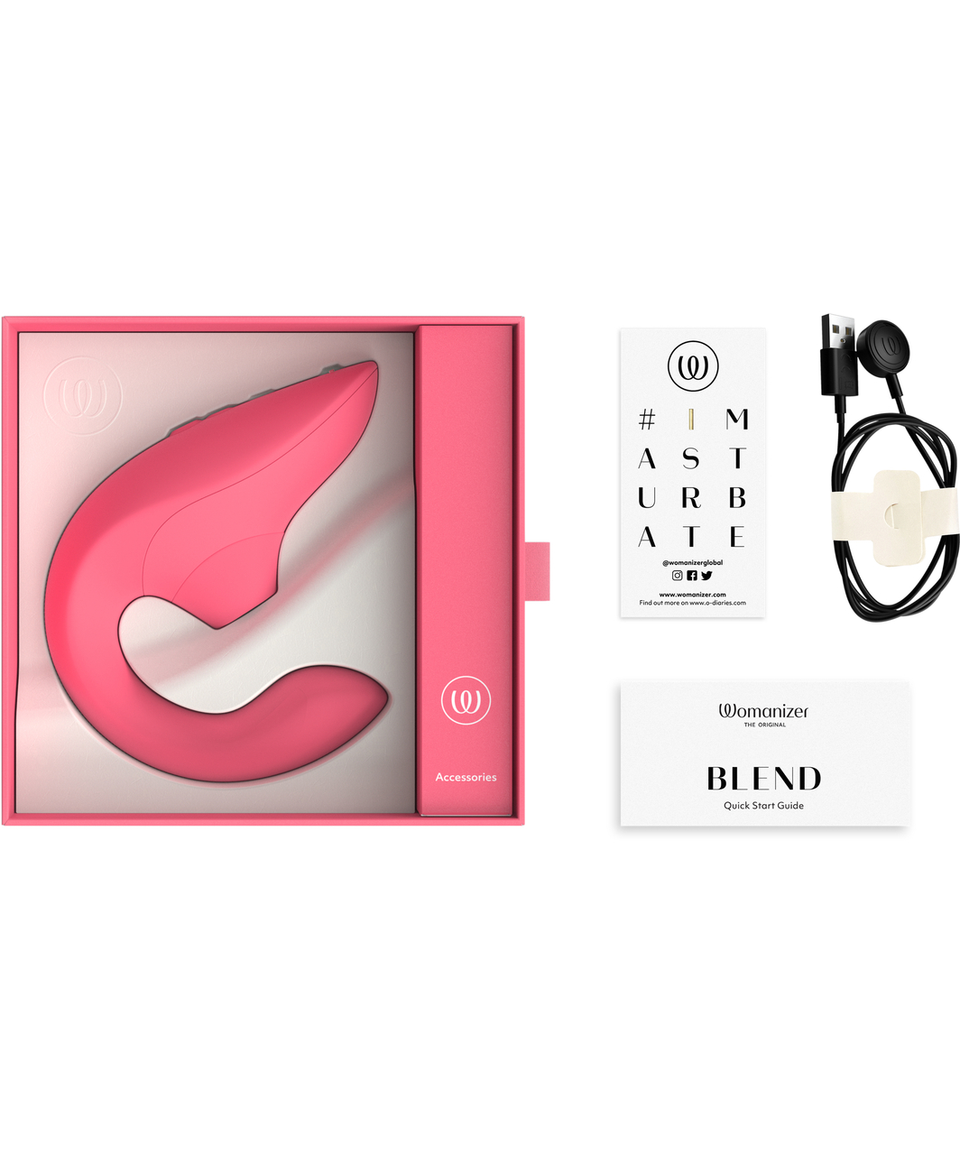 Womanizer Wibrator punktu G Blend ze stymulatorem łechtaczki Pleasure Air
