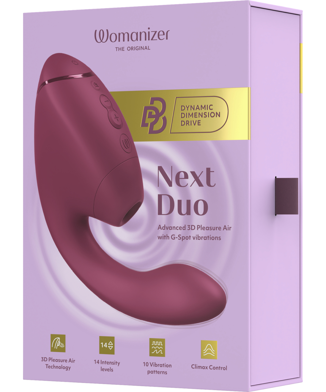 Womanizer Next Duo wibrator ze stymulatorem łechtaczki 3D Pleasure Air