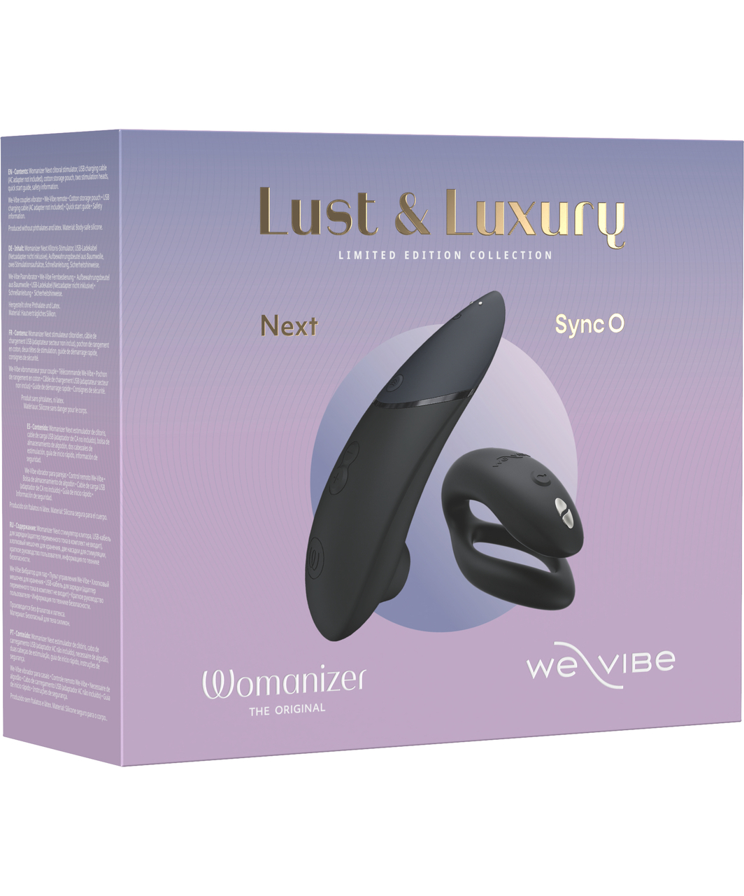 Womanizer Next & We-Vibe Sync O Lust & Luxury Limited Edition Collection
