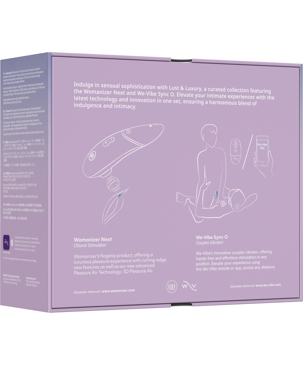 Womanizer Next & We-Vibe Sync O Lust & Luxury Limited Edition Collection