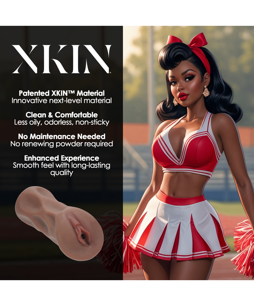 XKIN Pinup Girls Cherry Splitz Large Masturbator