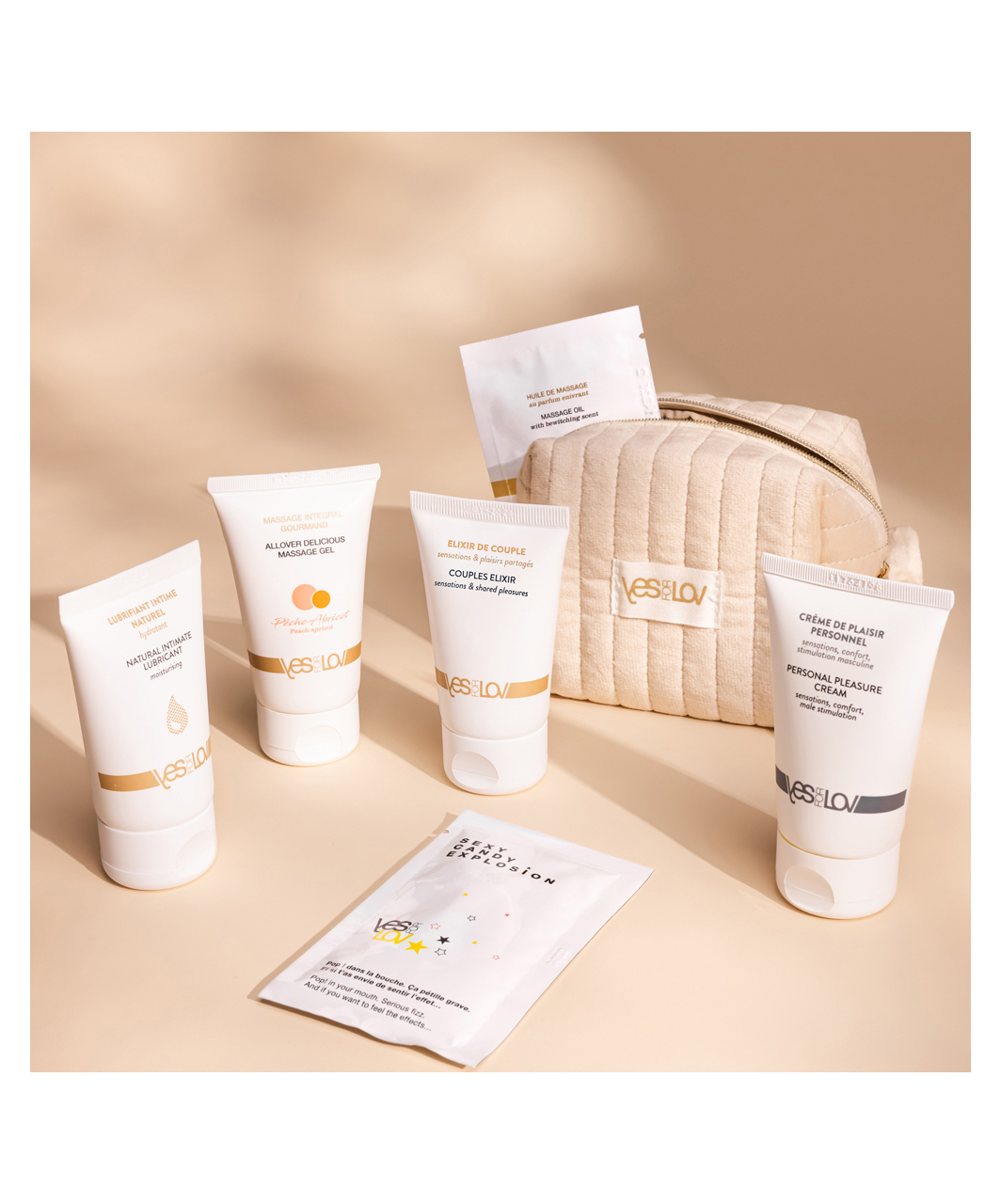 YESforLOV My Delight komplekts baudai divatā