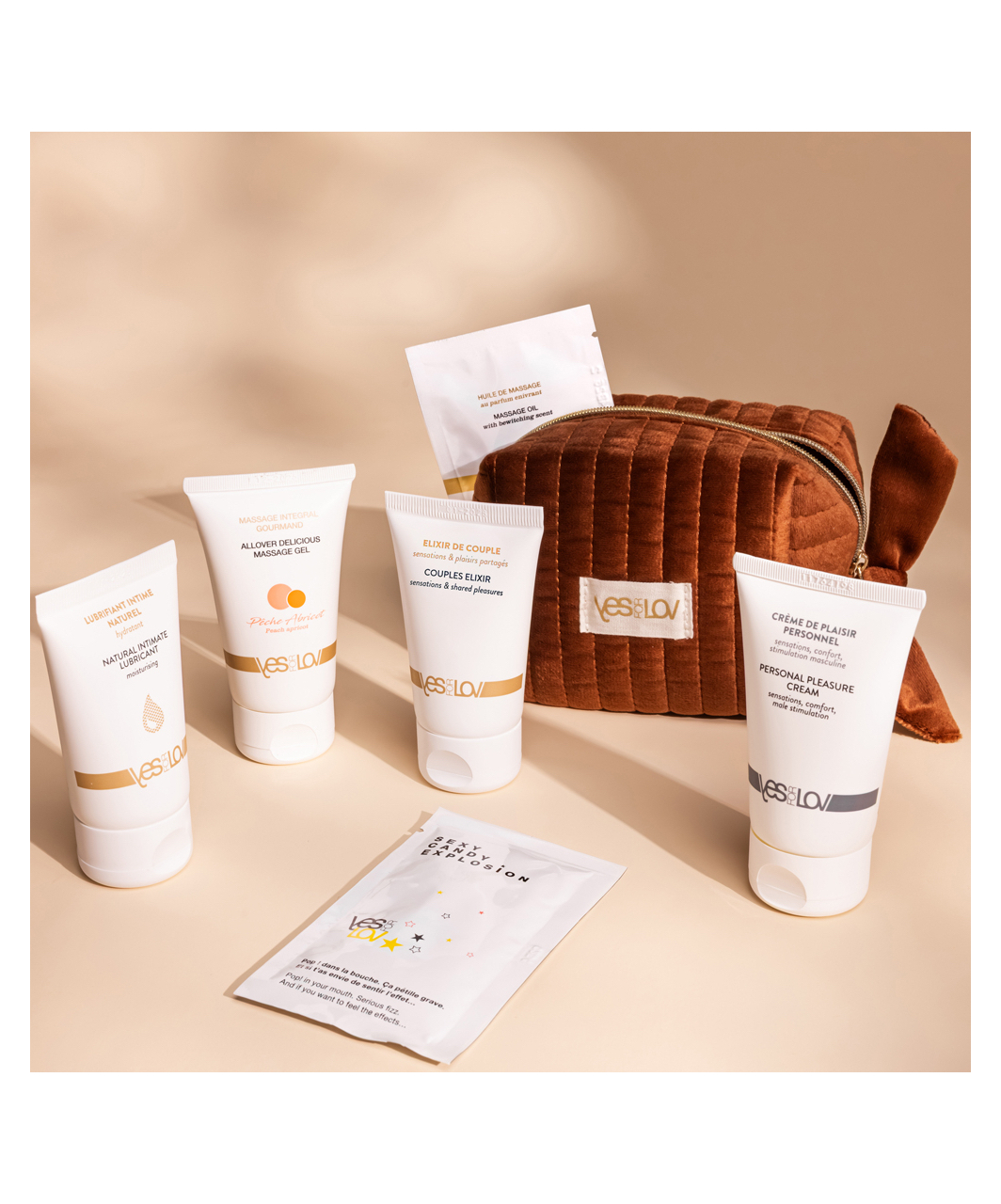 YESforLOV My Delight komplekts baudai divatā