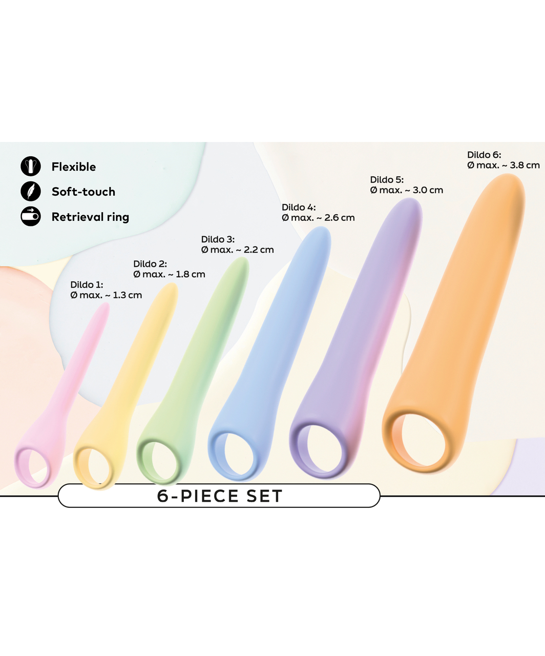You2Toys 6-piece ring-handle dilator set