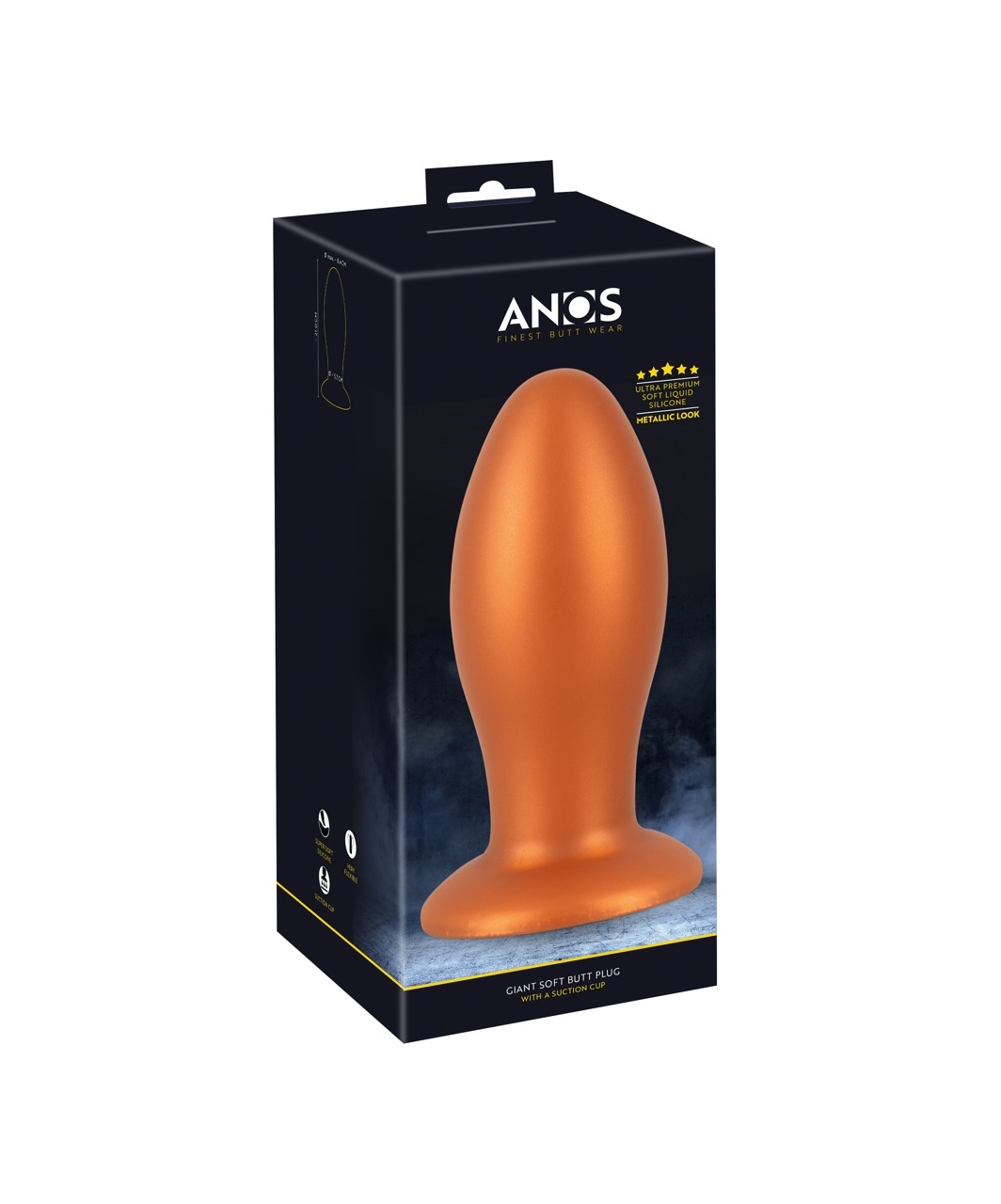 You2Toys Anos Soft Butt Plug With Suction Cup
