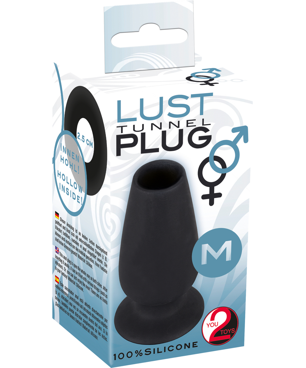 You2Toys Lust Tunnel полая анальная пробка