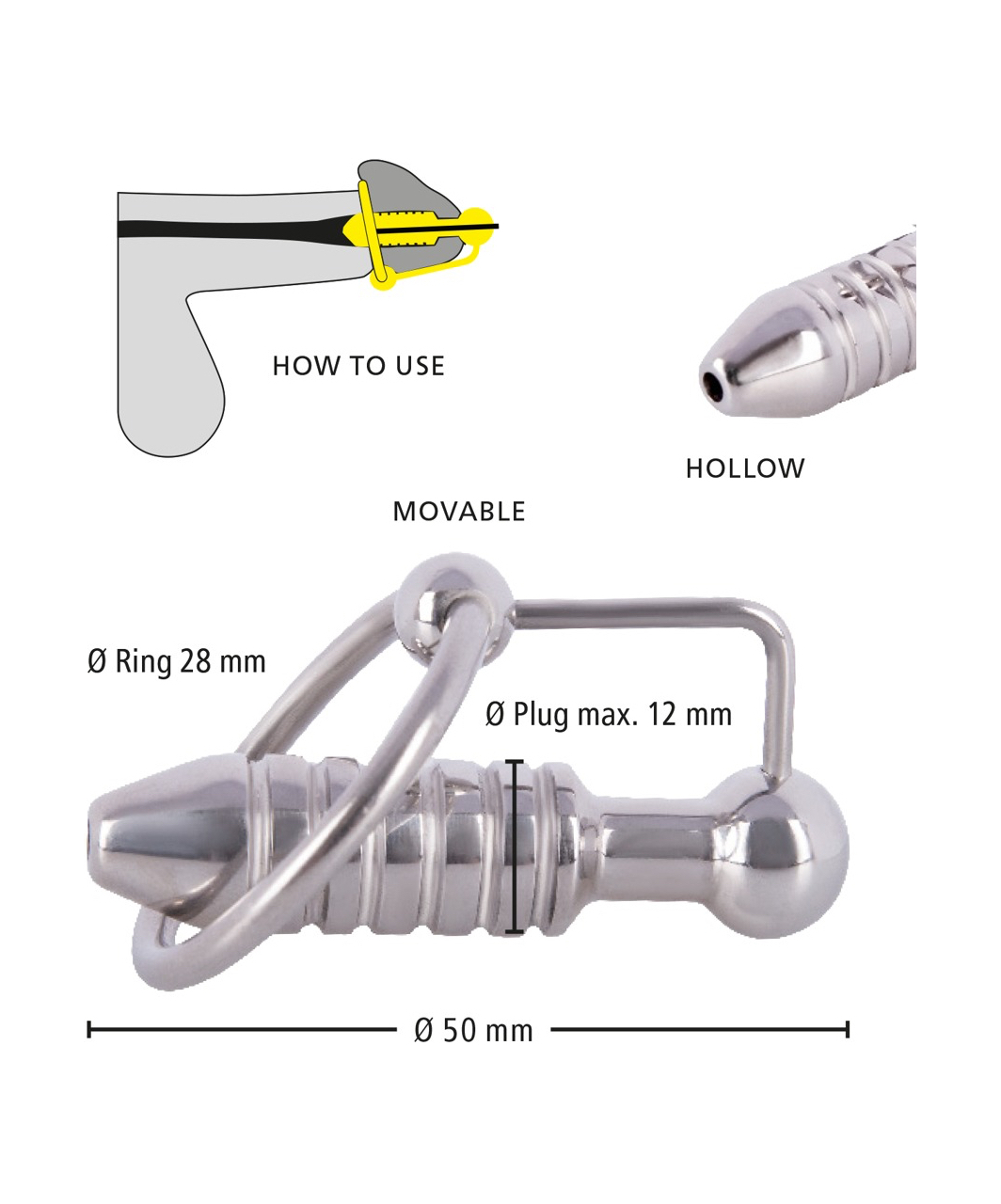 You2Toys Torpedo Plug urīnizvadkanāla katetrs