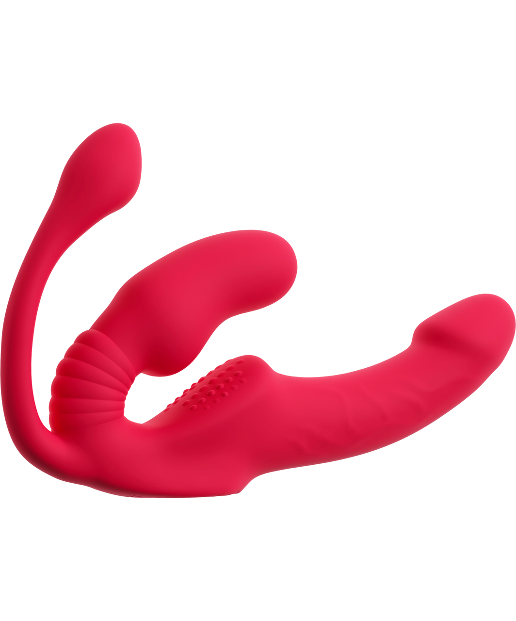 You2Toys Triple Teaser rihmavaba vibreeriv strap-on