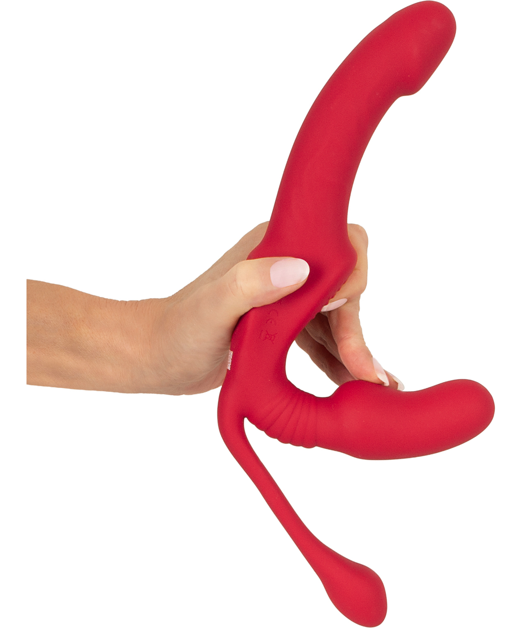 You2Toys Triple Teaser rihmavaba vibreeriv strap-on