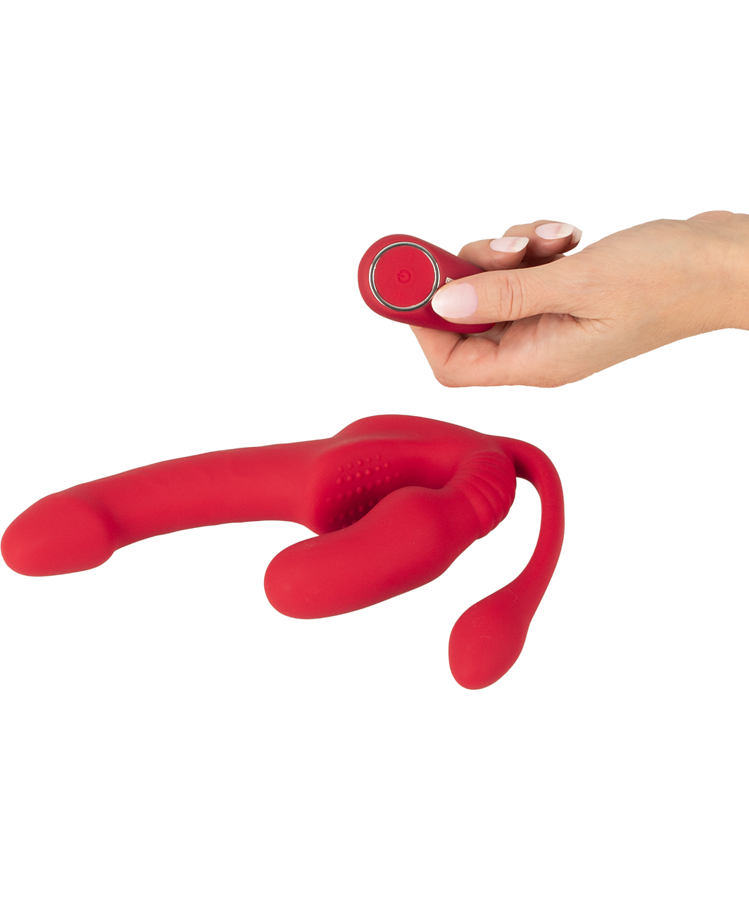 You2Toys Triple Teaser rihmavaba vibreeriv strap-on