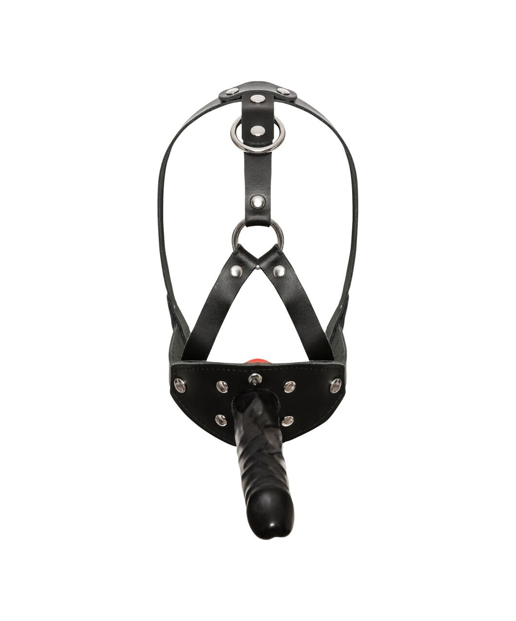 Zado Gag & Dildo leather head harness