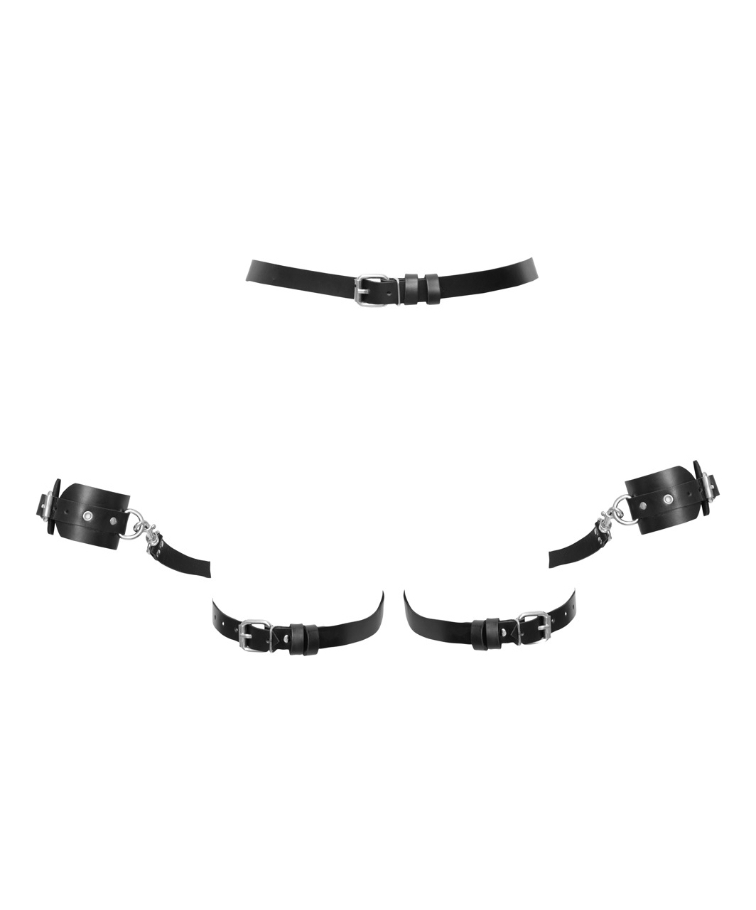 Zado leather belt with restraints