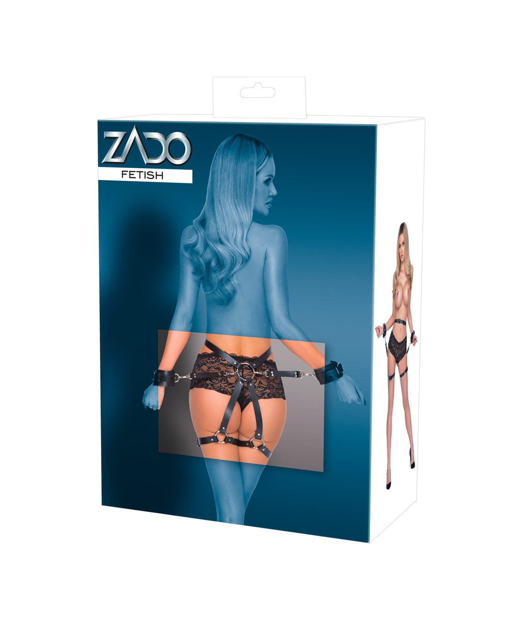 Zado leather belt with restraints
