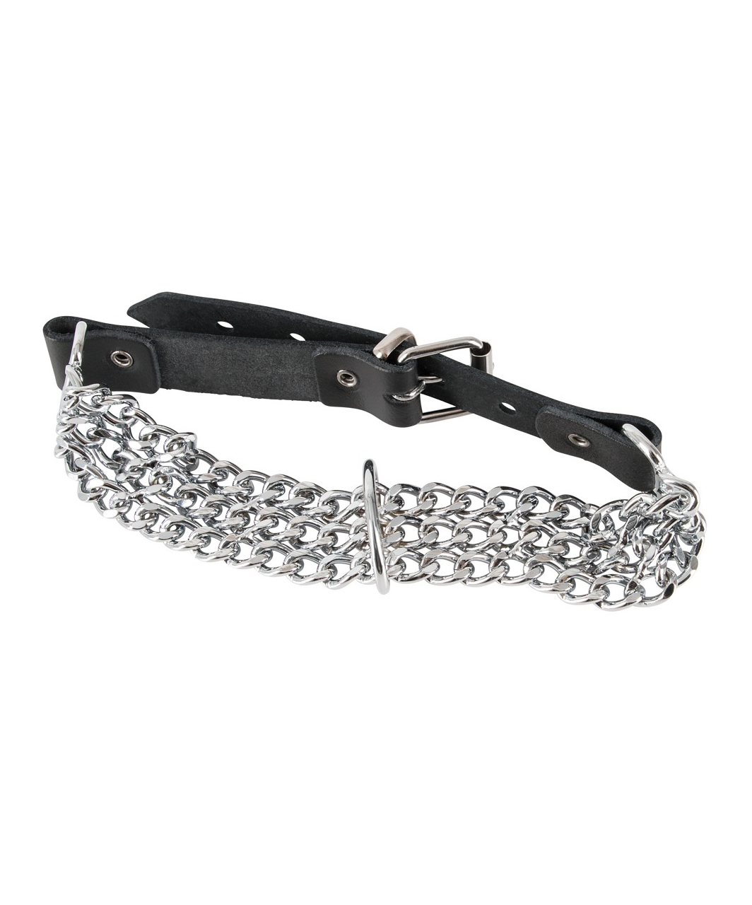 Zado leather & chain collar