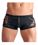 Svenjoyment black trunks with lacing and mesh