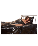 Fetish Collection black vinyl duvet cover (1.35 x 2 m)