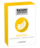 Secura aromatiseeritud kondoomid (3 tk.)