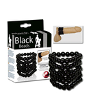 You2Toys Black Beads Cock Ring