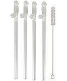 OV Glass Willy Cocktail Straws (4 pcs)