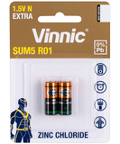 Vinnic R1/N size batteries