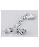 Cottelli Lingerie labia clips with rhinestone pendant