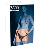 Zado leather strap-on harness