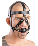 Zado Gag leather head harness