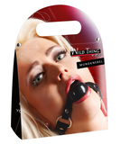 Zado leather gag